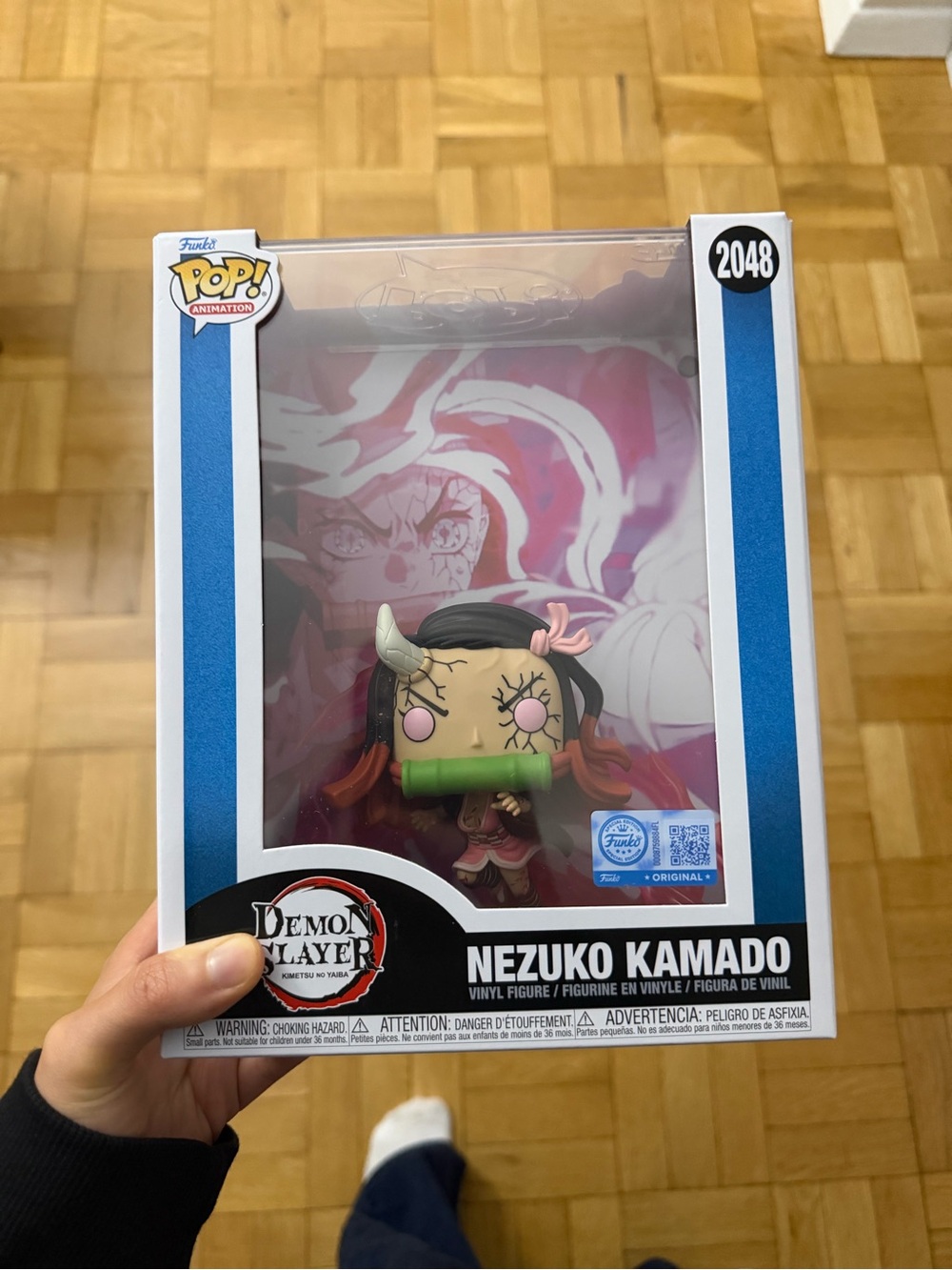Funko Nezuko Kamado Pop! Figure - Pink & Green Accents
